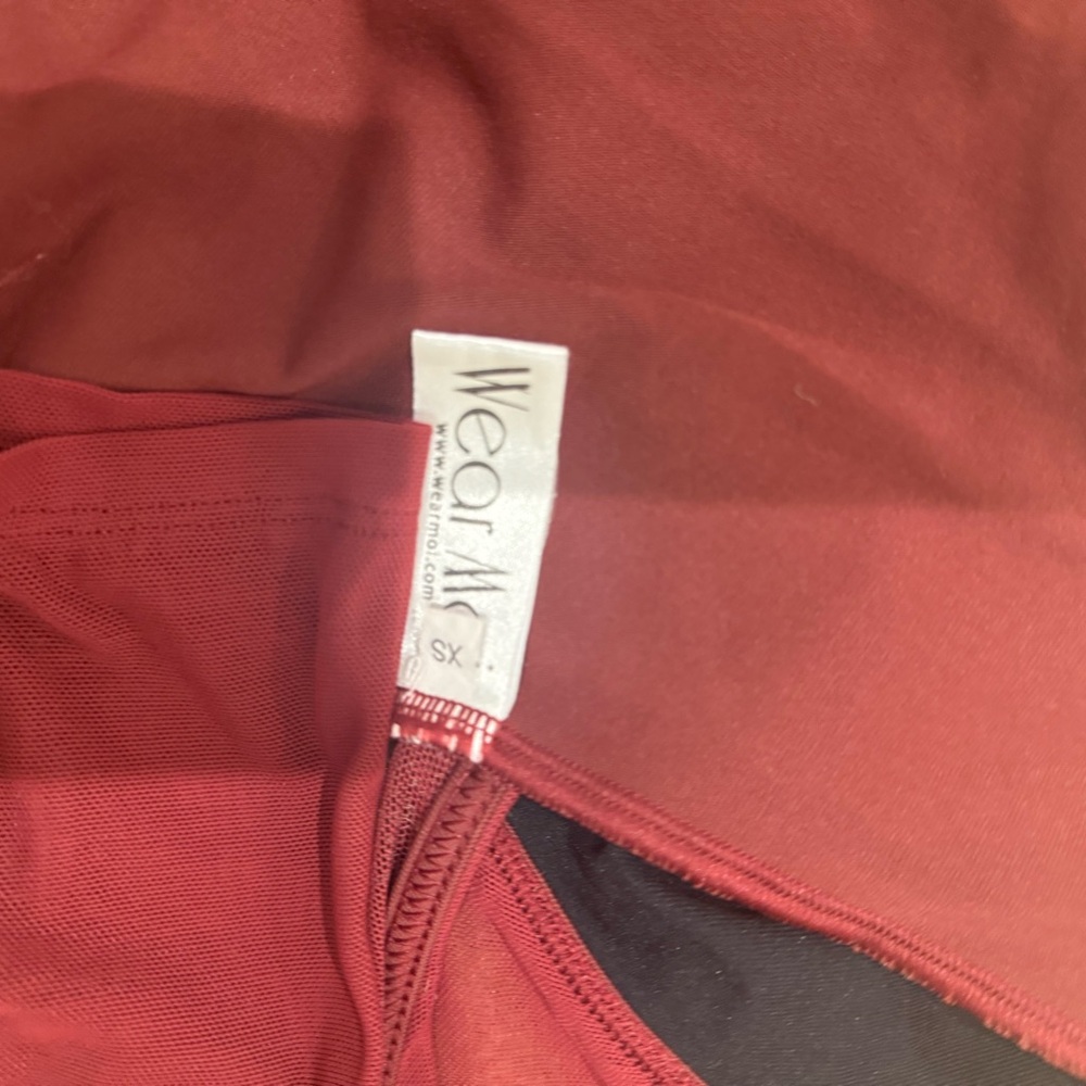 Burgundy Leotard Set, Eurotard dance wear (size s) and Wear Moi (size XS) - Picture 5 of 5